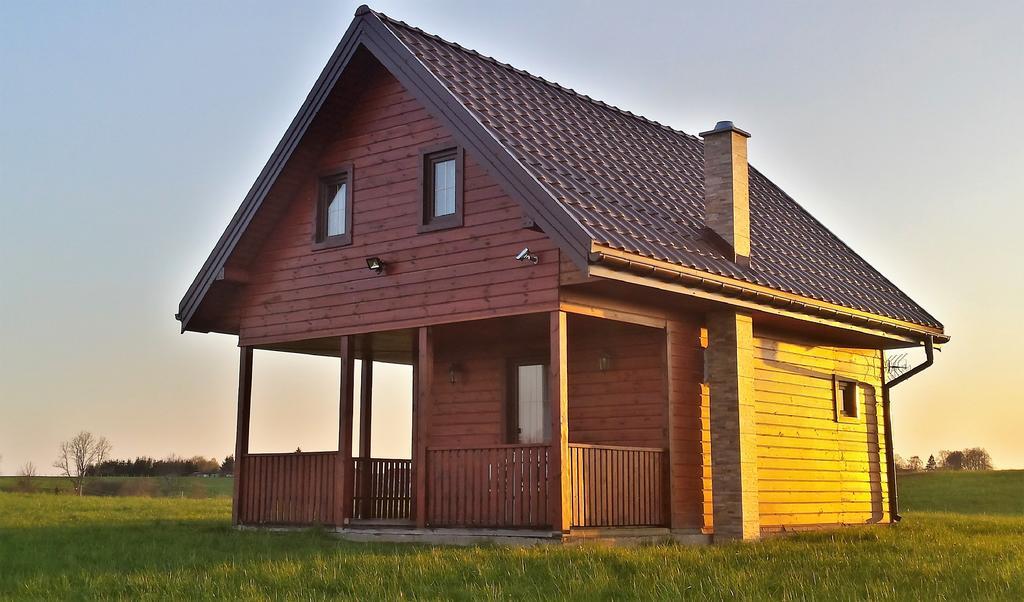Domek Nad Jeziorem Lepaki Wielkie Exterior foto